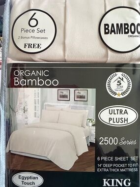 Ultra Plush King Sheet Set - Cream